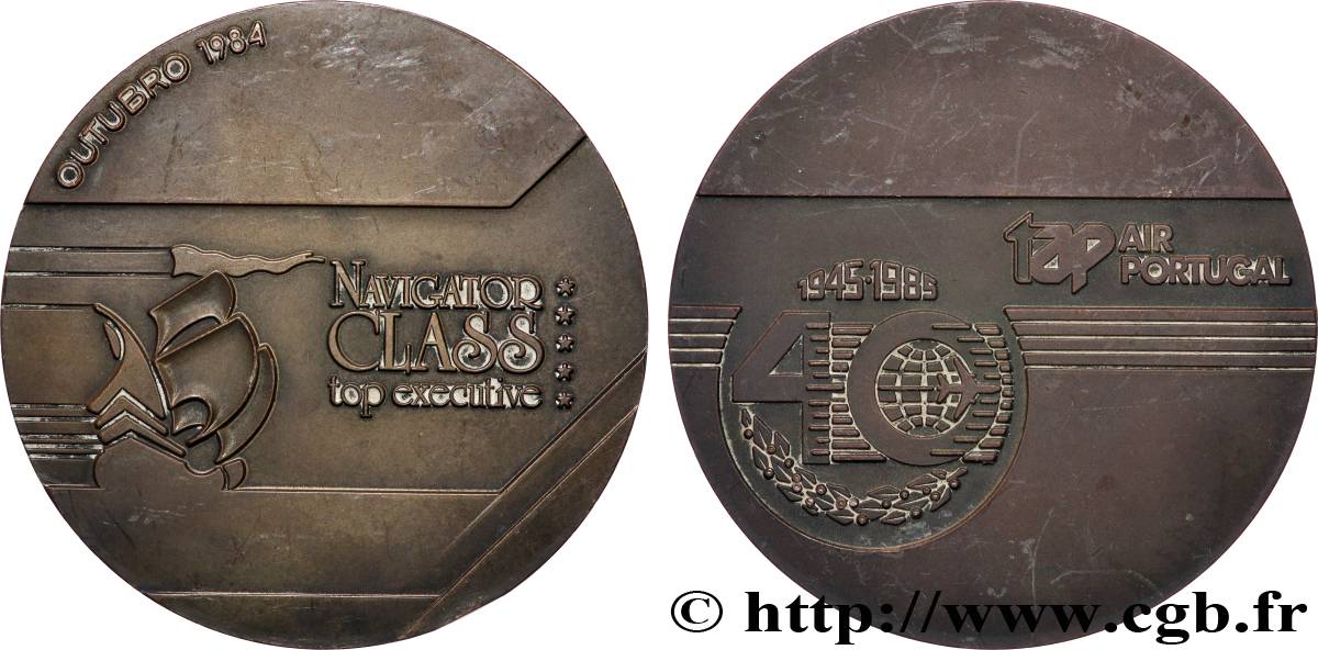 PORTUGAL Médaille, Air Portugal TTB+