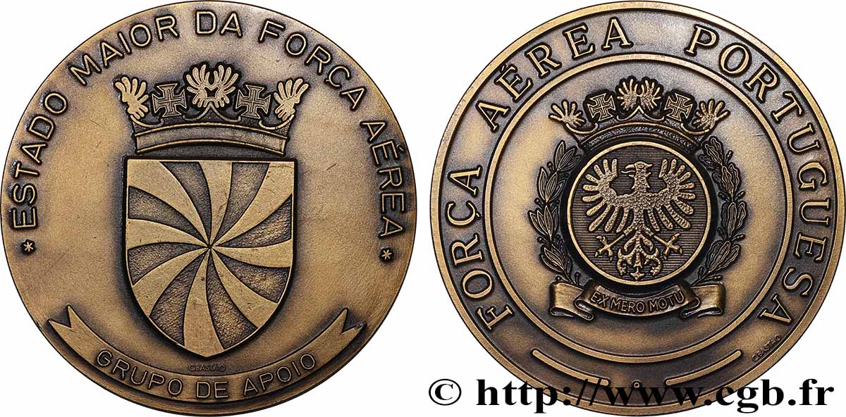 PORTUGAL Médaille, Force aérienne portugaise TTB+