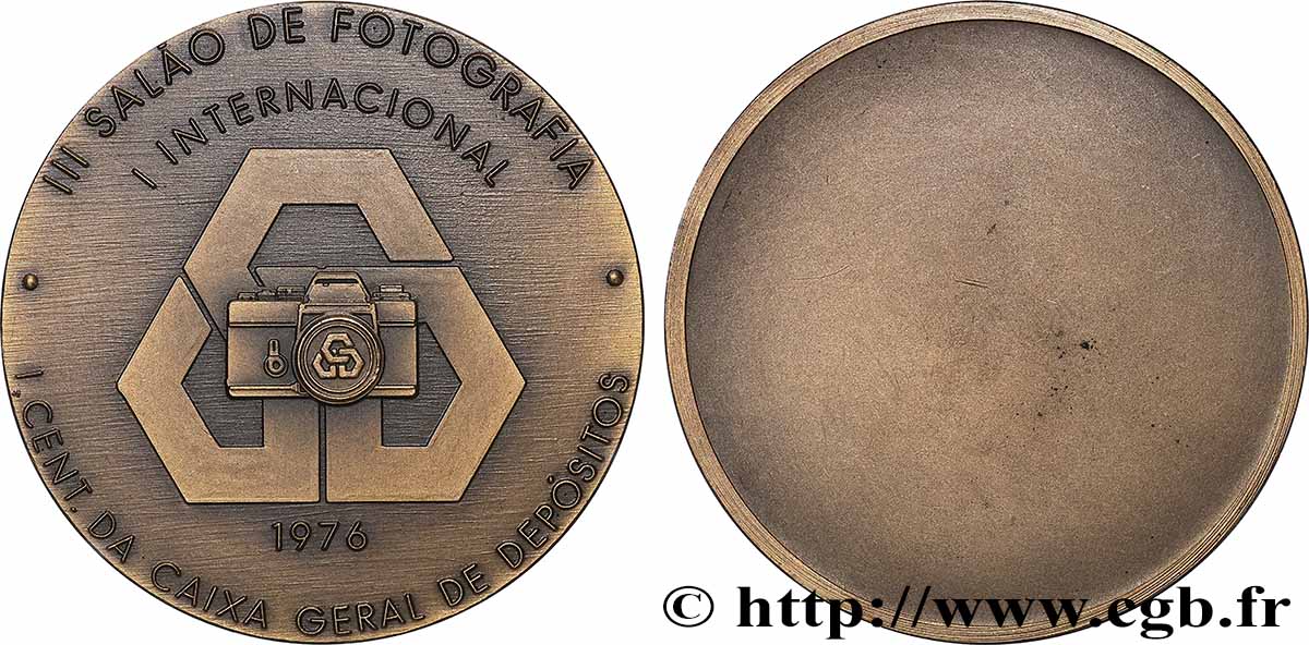 PORTUGAL Médaille, III salon international de photographie AU