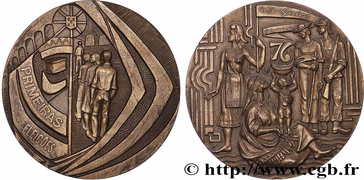 PORTUGAL Médaille, Première élections locales TTB+