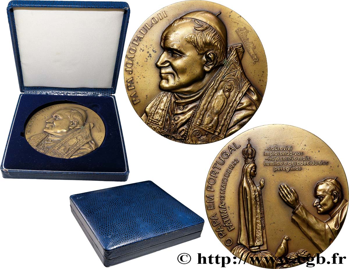 PORTUGAL Médaille, Jean Paul II, n°2041 TTB+