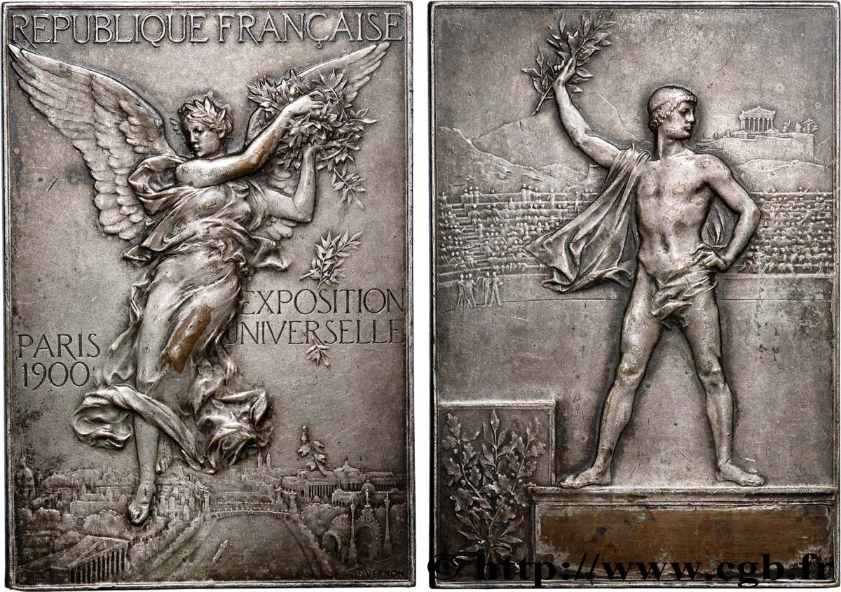 TROISIÈME RÉPUBLIQUE Plaquette, Jeux Olympiques TTB