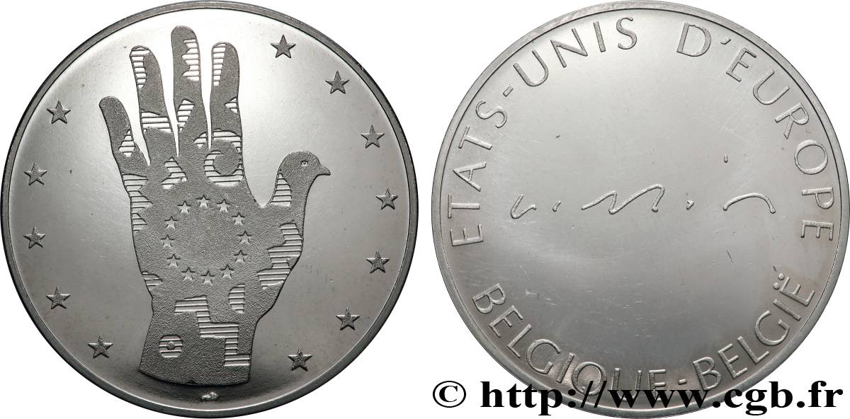 EUROPA Enveloppe “Timbre médaille” Ouverture des frontières des pays membres de la CEE VZ