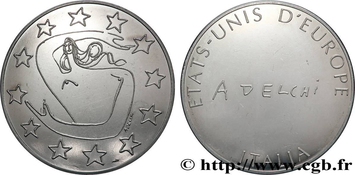 EUROPA Enveloppe “Timbre médaille” Ouverture des frontières des pays membres de la CEE fVZ
