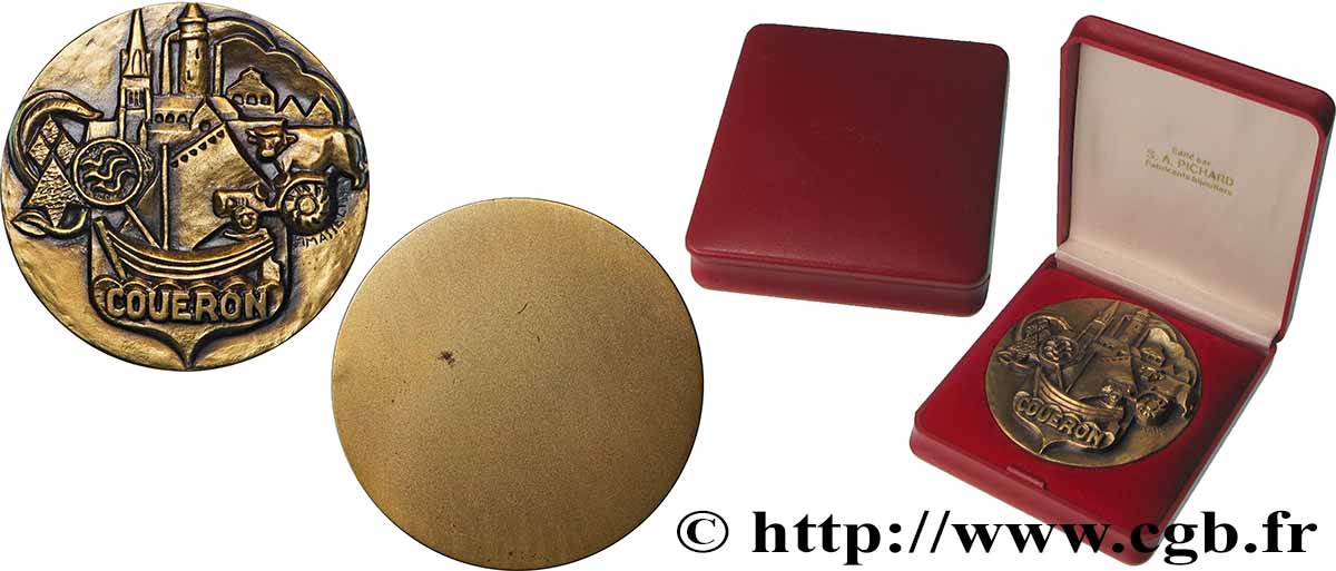 VILLES ET MAIRIES Médaille, Couëron AU