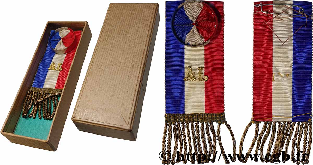 TROISIÈME RÉPUBLIQUE Insigne de député, Assemblée législative SUP