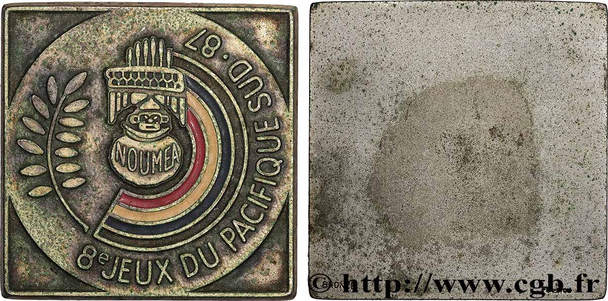 TAHITI Médaille, 8e Jeux du Pacifique Sud TTB