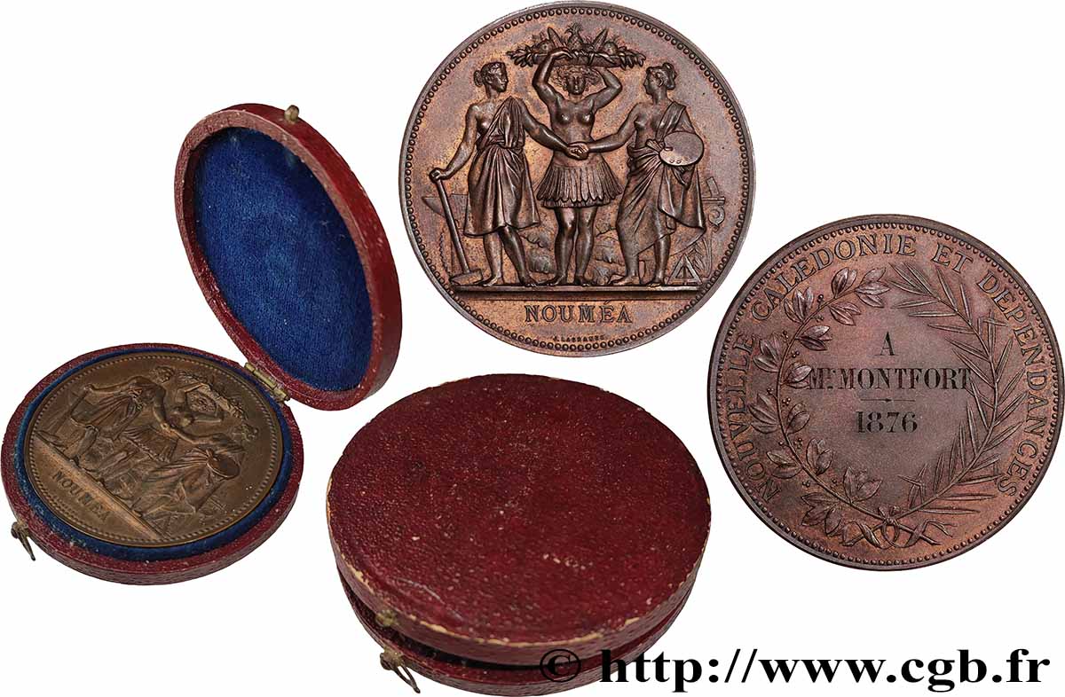 CINQUIÈME RÉPUBLIQUE Médaille, Nouméa, Nouvelle Calédonie et dépendances TTB+