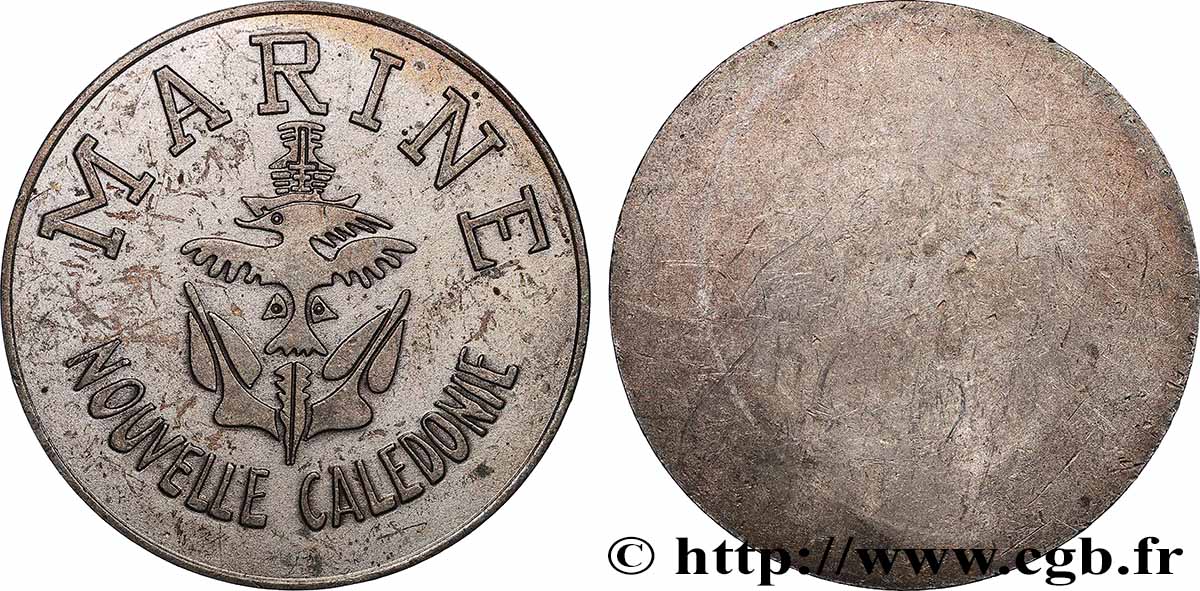 CINQUIÈME RÉPUBLIQUE Médaille, Marine de Nouvelle-Calédonie TTB