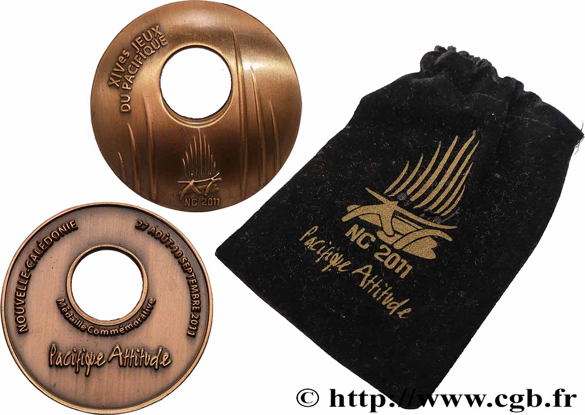 CINQUIÈME RÉPUBLIQUE Médaille, XIVes jeux du Pacifique SUP