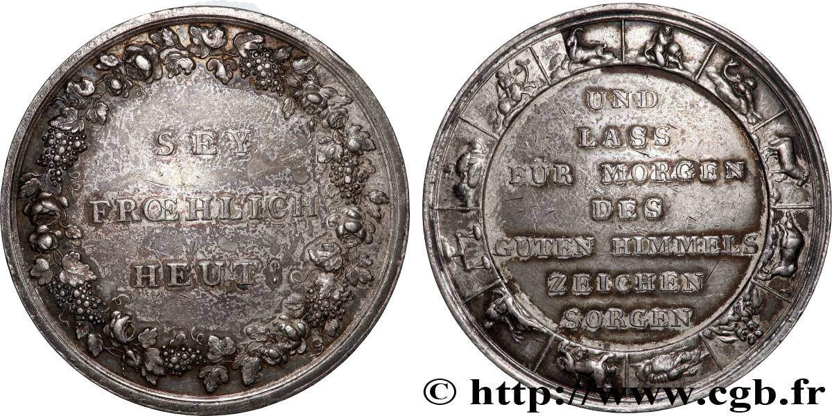 GERMANY Médaille, Les éléments du zodiaque XF