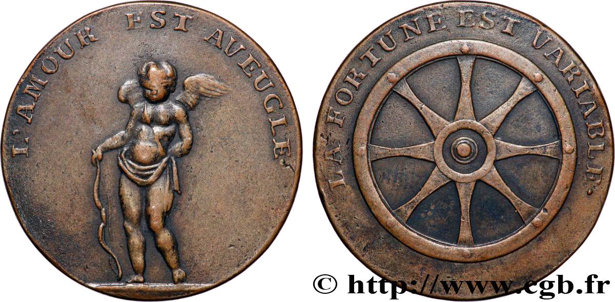 LOVE AND MARRIAGE Médaille, L’amour est aveugle, la fortune variable XF