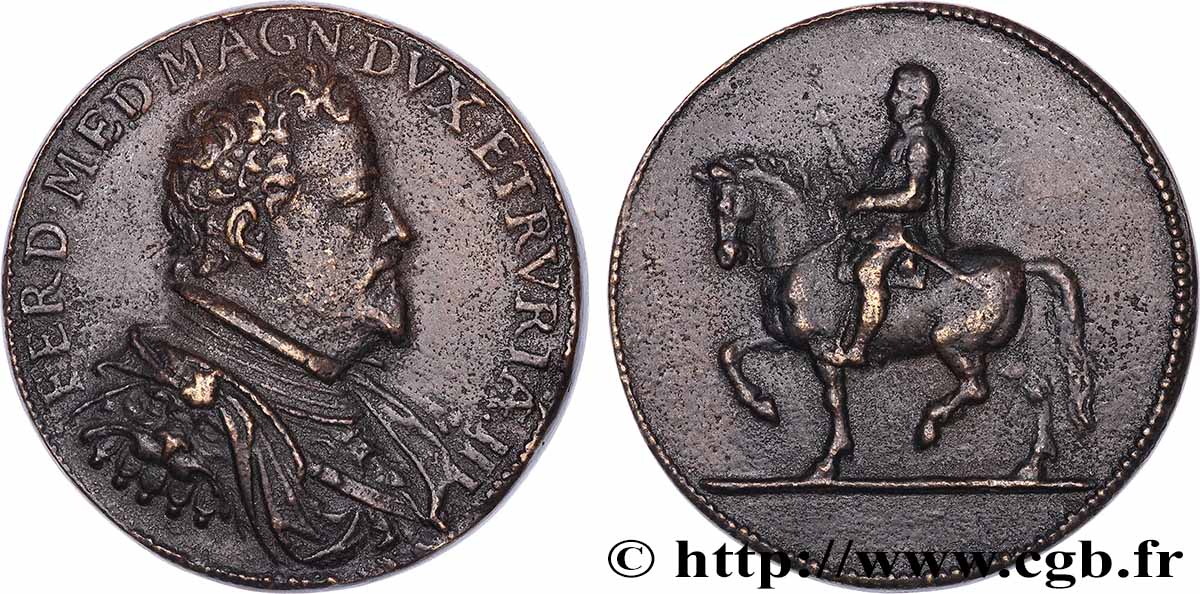 ITALIE - FERDINAND I DE MEDICIS Fonte, Ferdinand, grand duc d’Etrurie (postérieure) TTB