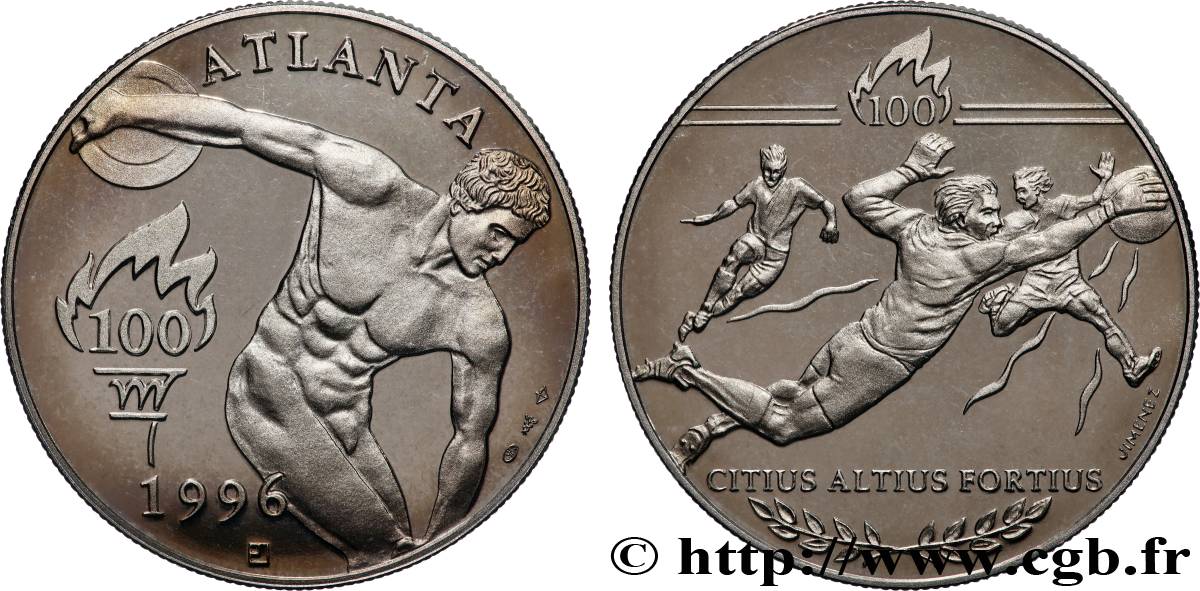 JEUX OLYMPIQUES Médaille, Jeux Olympiques d&nbsp;été d&nbsp;Atlanta, Football AU