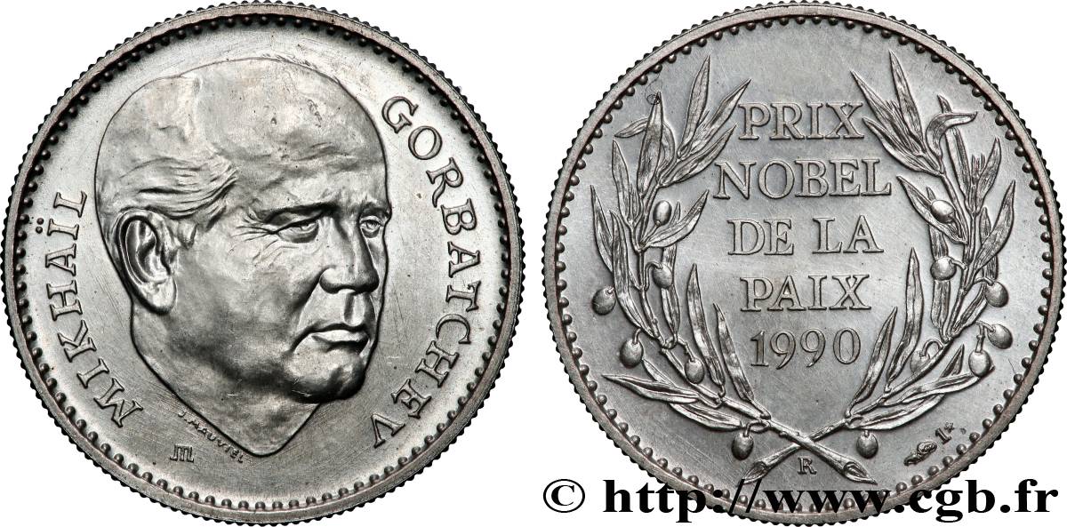 V REPUBLIC Médaille, Mikhaïl Gorbatchev AU