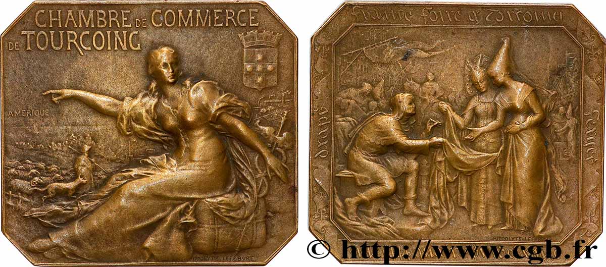 CHAMBERS OF COMMERCE Plaquette, Chambre de commerce de Tourcoing AU