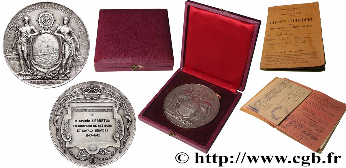 V REPUBLIC Médaille de récompense, Conseil d’administration AU