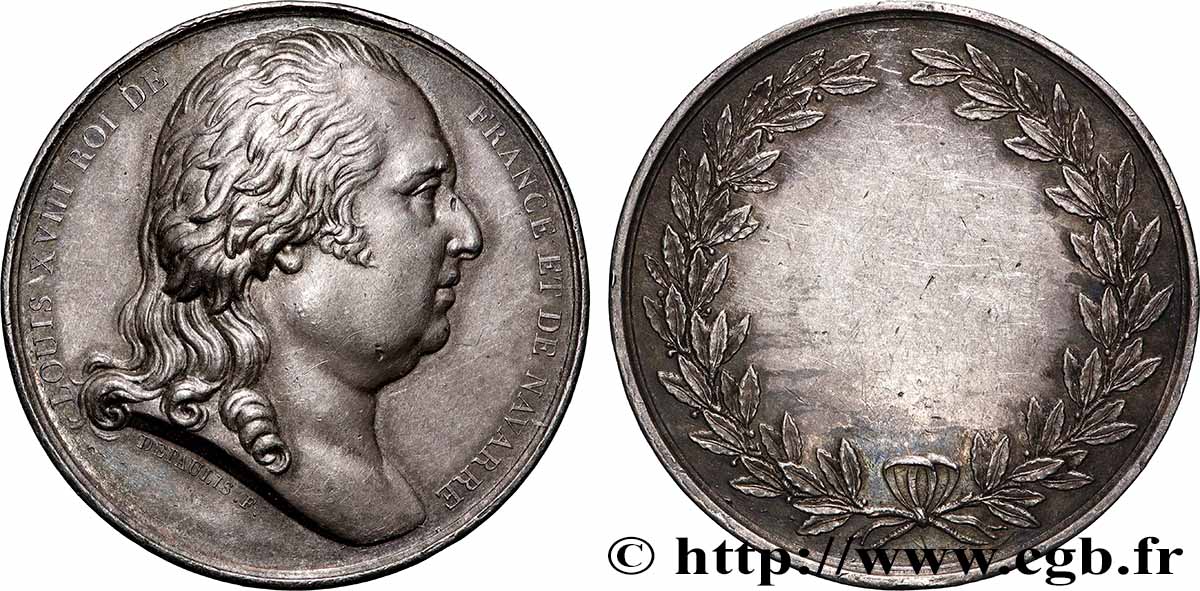 LUDWIG XVIII Médaille de récompense fVZ