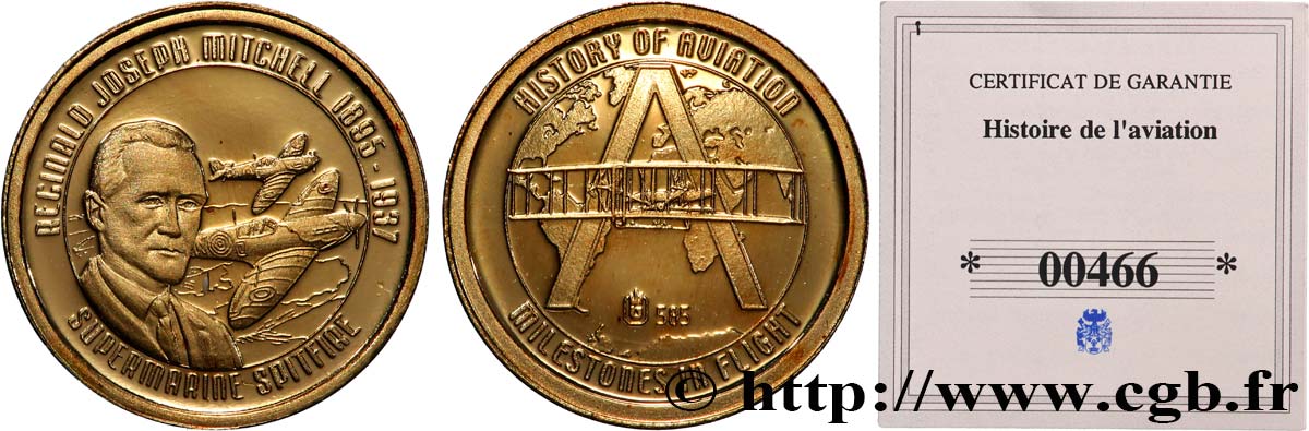 LITERATURE : WRITERS - POETS Médaille, Supermarine Spitfire Proof set