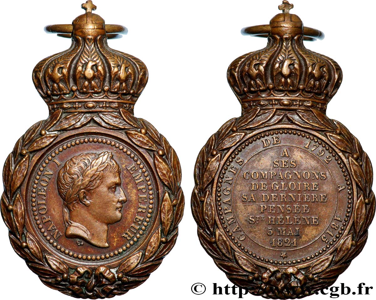 GESCHICHTE FRANKREICHS Médaille de Sainte-Hélène fVZ