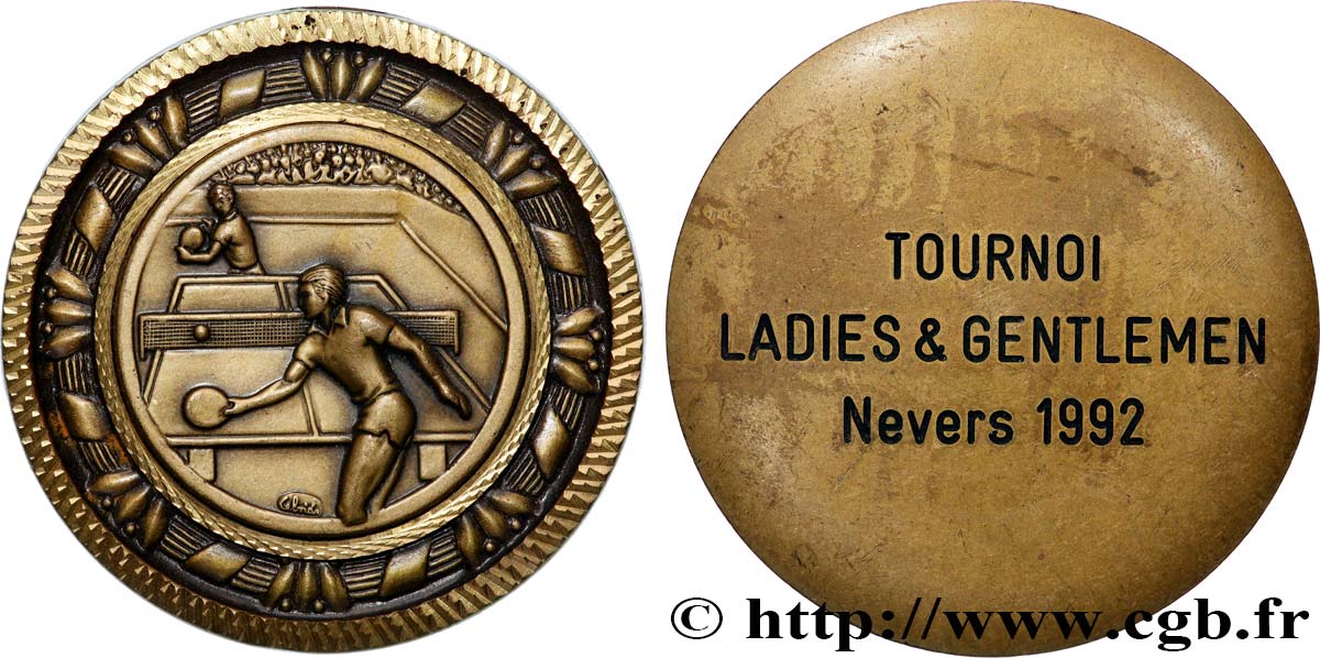 QUINTA REPUBBLICA FRANCESE Médaille, Tournoi Nevers q.SPL