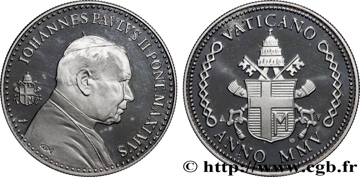 JEAN-PAUL II (Karol Wojtyla) Médaille, Pape Jean-Paul II fST