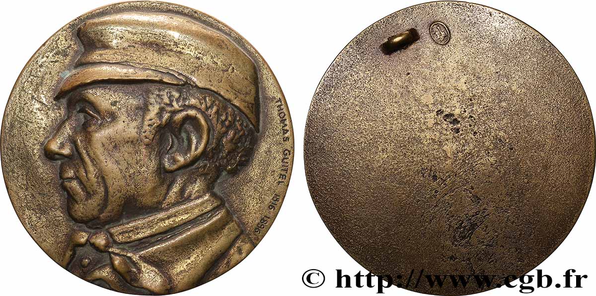 PERSONNAGES DIVERS Médaille, Thomas Guitel TTB