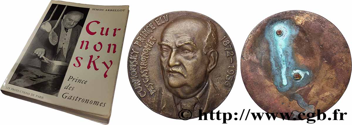 IV REPUBLIC Fonte, Curnonsky, prince élu des gastronomes, avec son livre par Simon Arbellot AU