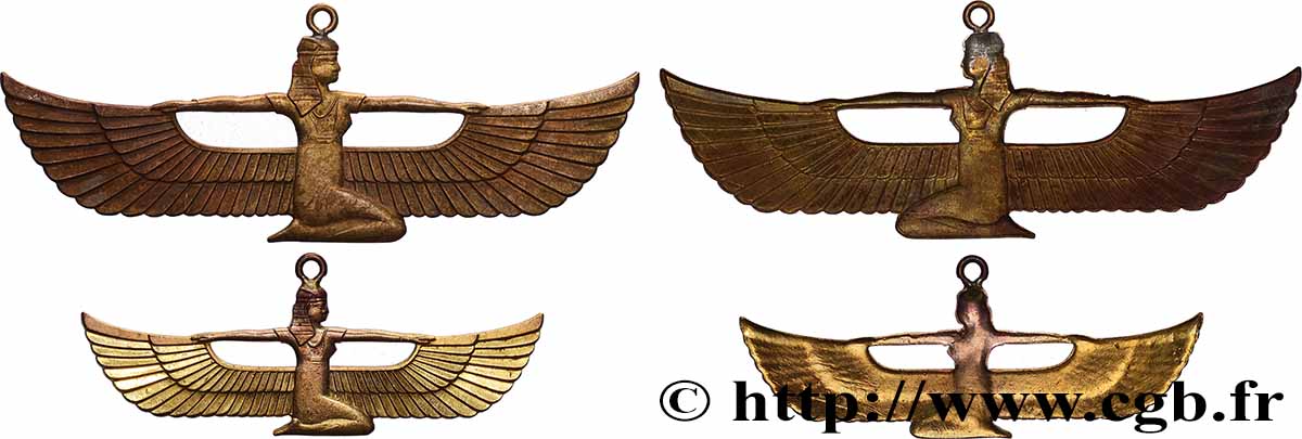 FRANC - MAÇONNERIE Lot d’insignes, AMORC (Ancien Mystique Ordre Rose Croix) TTB