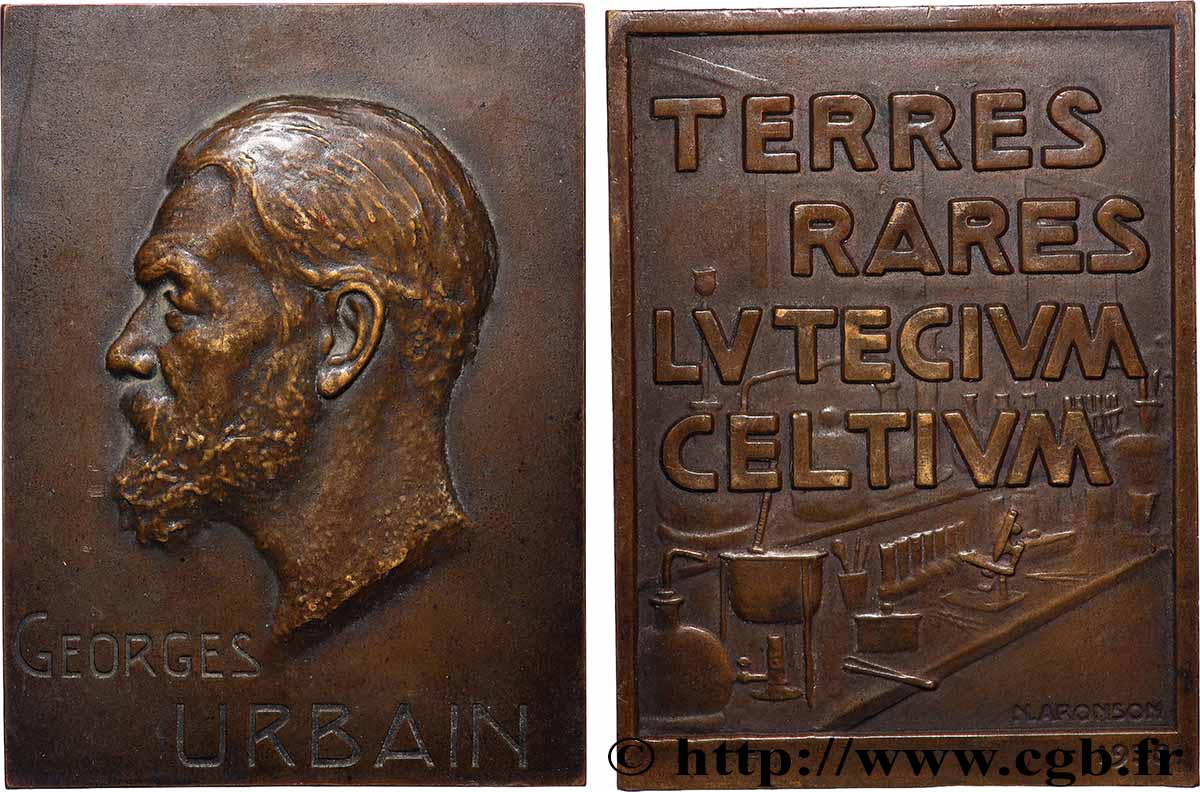 TROISIÈME RÉPUBLIQUE Plaquette, Georges Urbain SUP