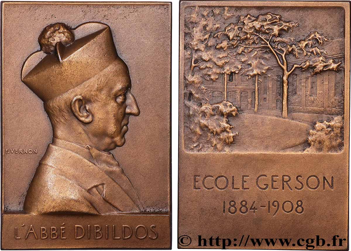 TROISIÈME RÉPUBLIQUE Plaquette, Abbé Dibildos TTB+