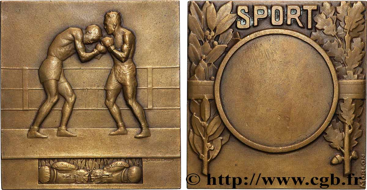 ÉTAT FRANÇAIS Plaquette, Boxe SUP