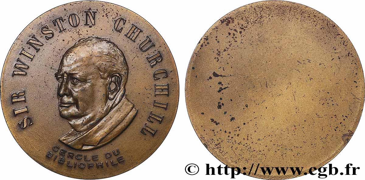 ACADÉMIES ET SOCIÉTÉS SAVANTES Sir Winston Churchill, Cercle du bibliophile TTB+