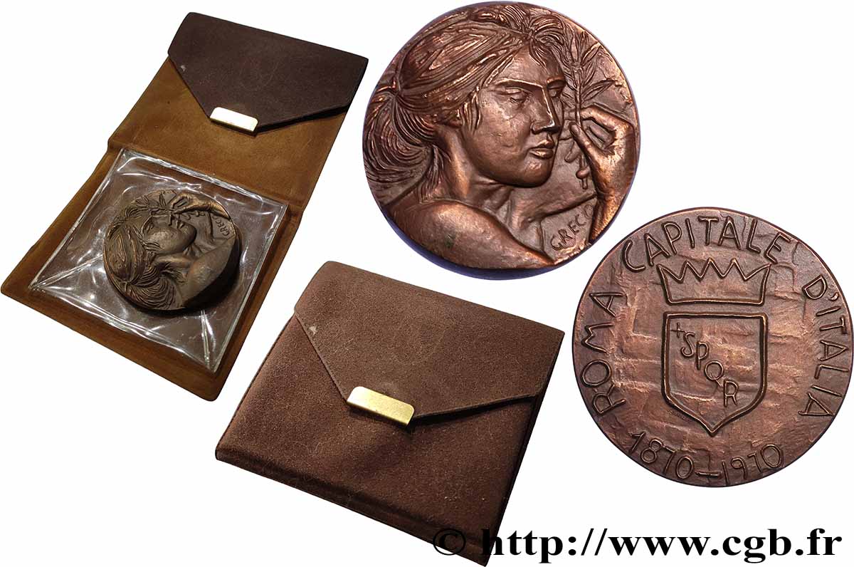 ITALIA Médaille, Rome capitale de Rome q.SPL