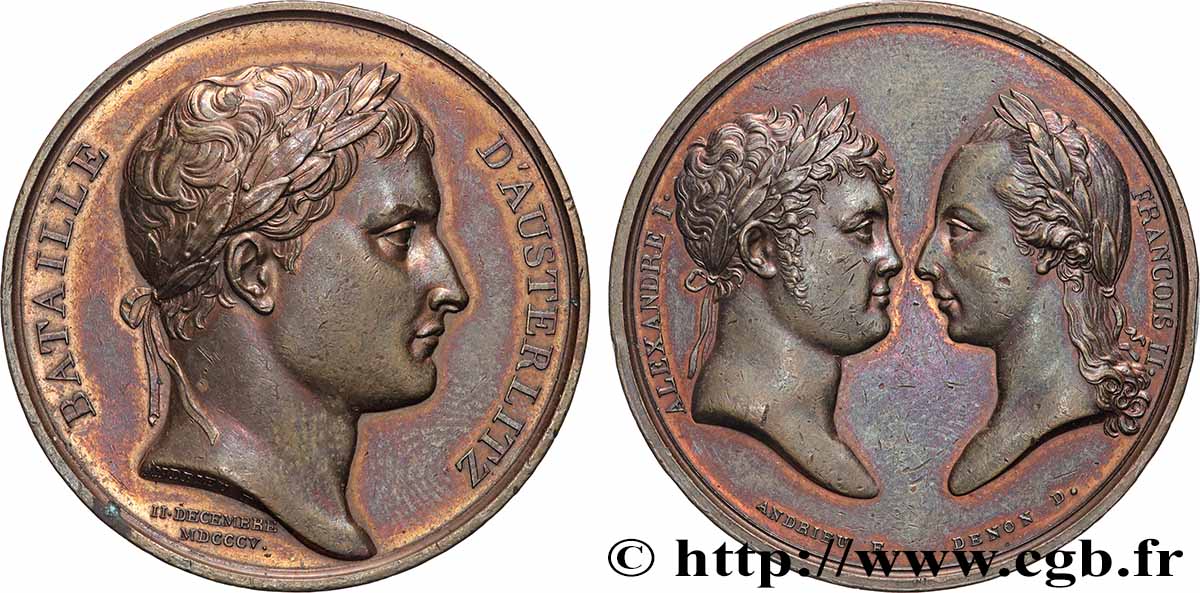PRIMO IMPERO Médaille, Bataille d’Austerlitz BB