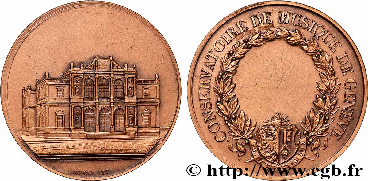 SCHWEIZ Médaille de prix, Conservatoire de Musique fVZ