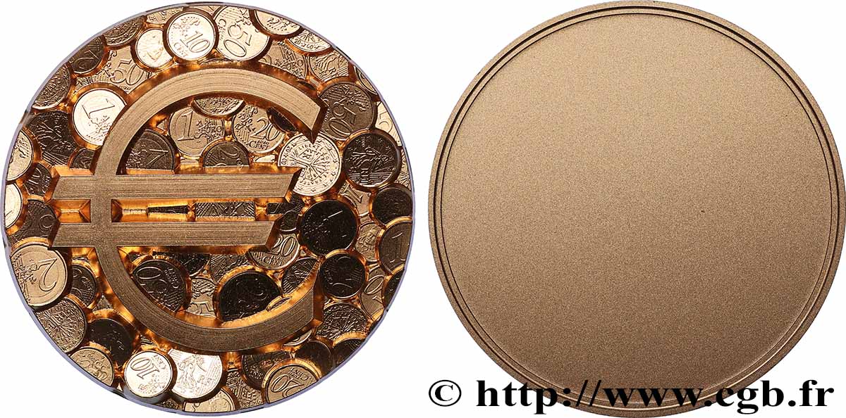 V REPUBLIC Médaille €uro AU