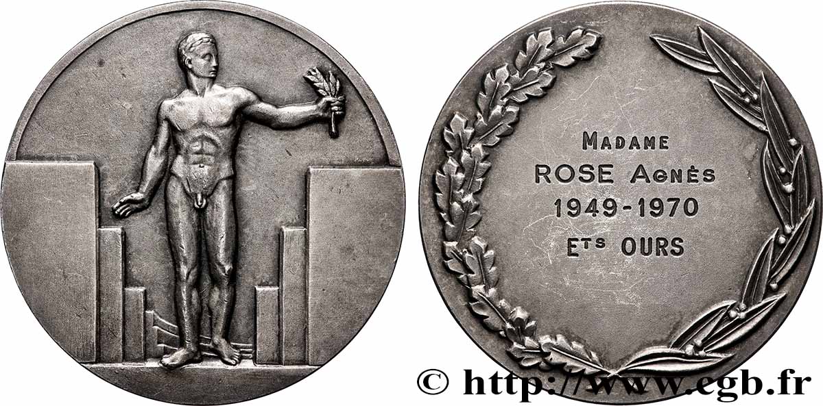 V REPUBLIC Médaille, Établissement Ours AU