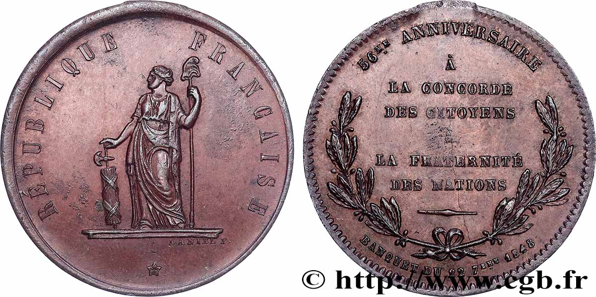 DEUXIÈME RÉPUBLIQUE Journées de Juin, Banquet du 22 septembre fVZ