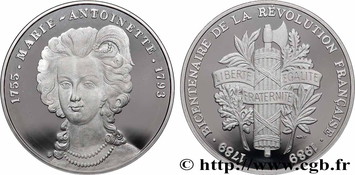 V REPUBLIC Bicentenaire de la Révolution Française, Marie-Antoinette MS
