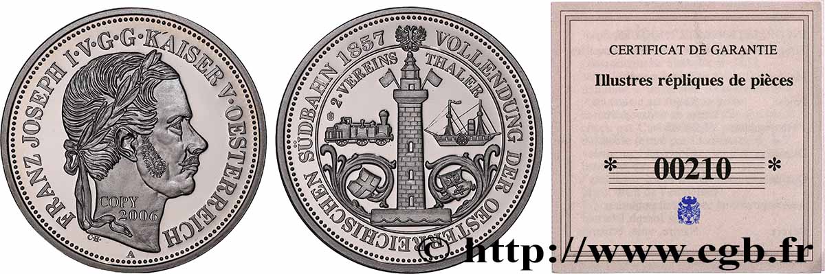 1 MILLION DOLLAR-SERIE Médaille, Reproduction, Thaler fST