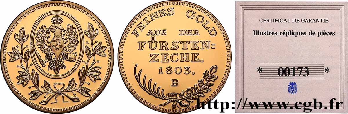 1 MILLION DOLLAR-SERIE Médaille, Reproduction, Ducat d’or fST