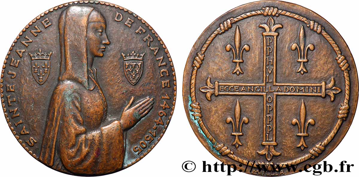 JOAN OF ARC Médaille, Sainte Jeanne de France q.SPL