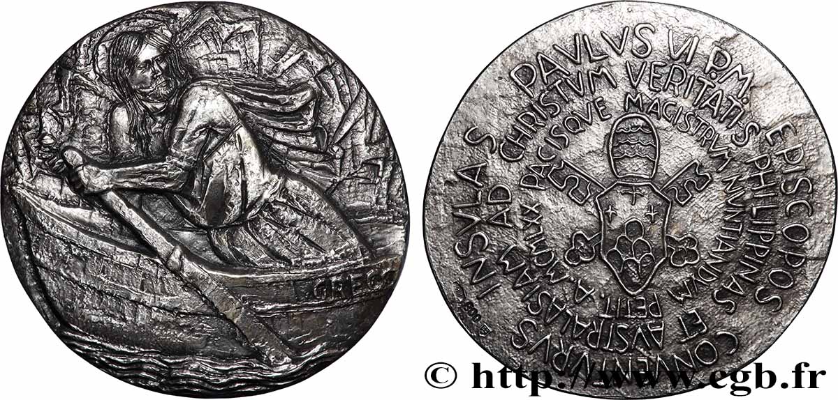 VATICAN ET ÉTATS PONTIFICAUX Médaille, Paul VI, Greco SUP