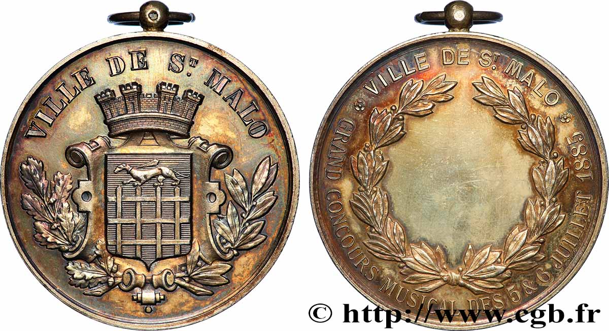 III REPUBLIC Médaille, Grand concours musical AU