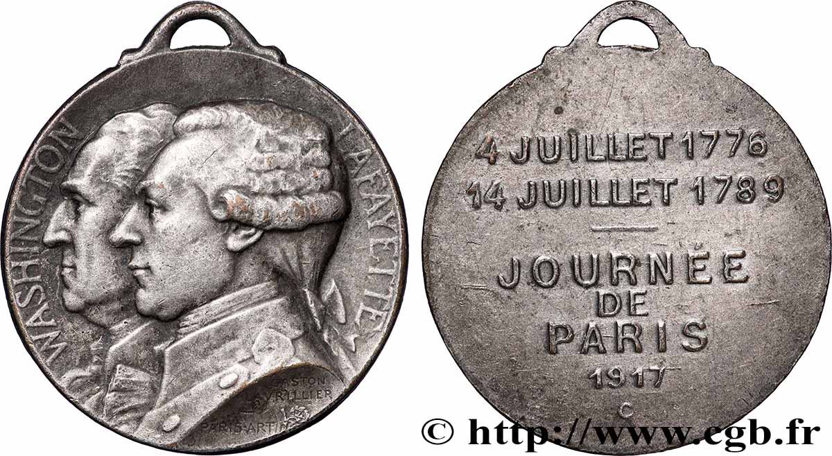 III REPUBLIC Médaille, Journée de Paris XF