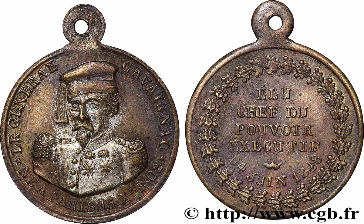 DEUXIÈME RÉPUBLIQUE Général Louis Eugène CAVAIGNAC, chef du pouvoir exécutif TTB