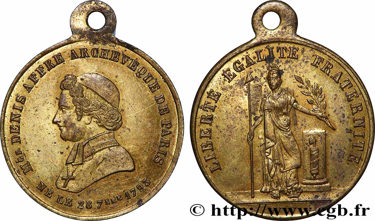 DEUXIÈME RÉPUBLIQUE Médaille, Journée de Juin TTB+