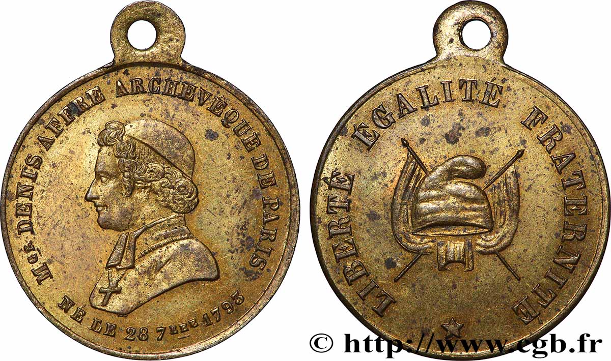 DEUXIÈME RÉPUBLIQUE Médaille, Journée de Juin TTB+