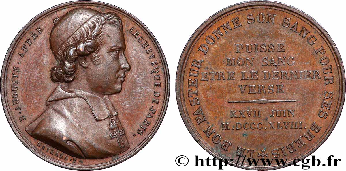 DEUXIÈME RÉPUBLIQUE Denys Auguste Affre TTB+